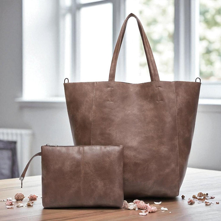 Rani's Retro Mjukhet | stor kapacitet axelväska