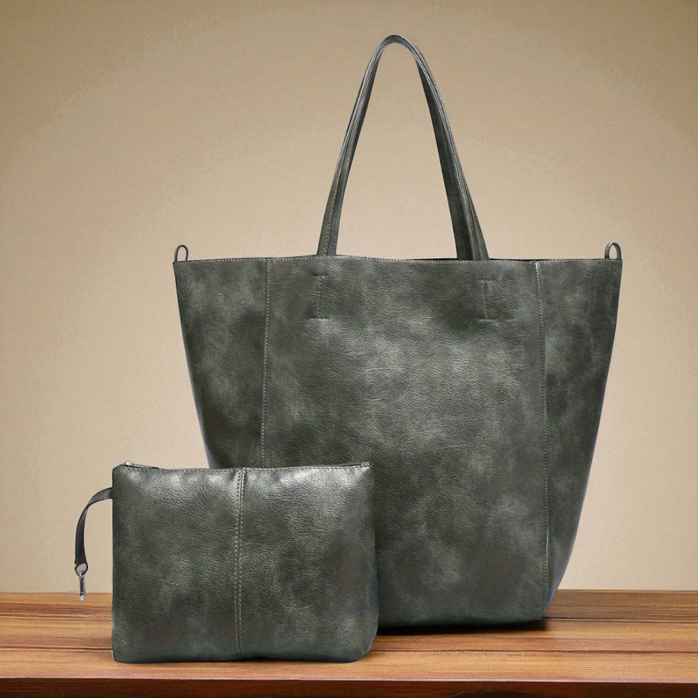 Rani's Retro Mjukhet | stor kapacitet axelväska