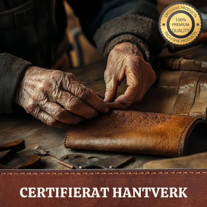 Alaric | vintage skinn platt keps