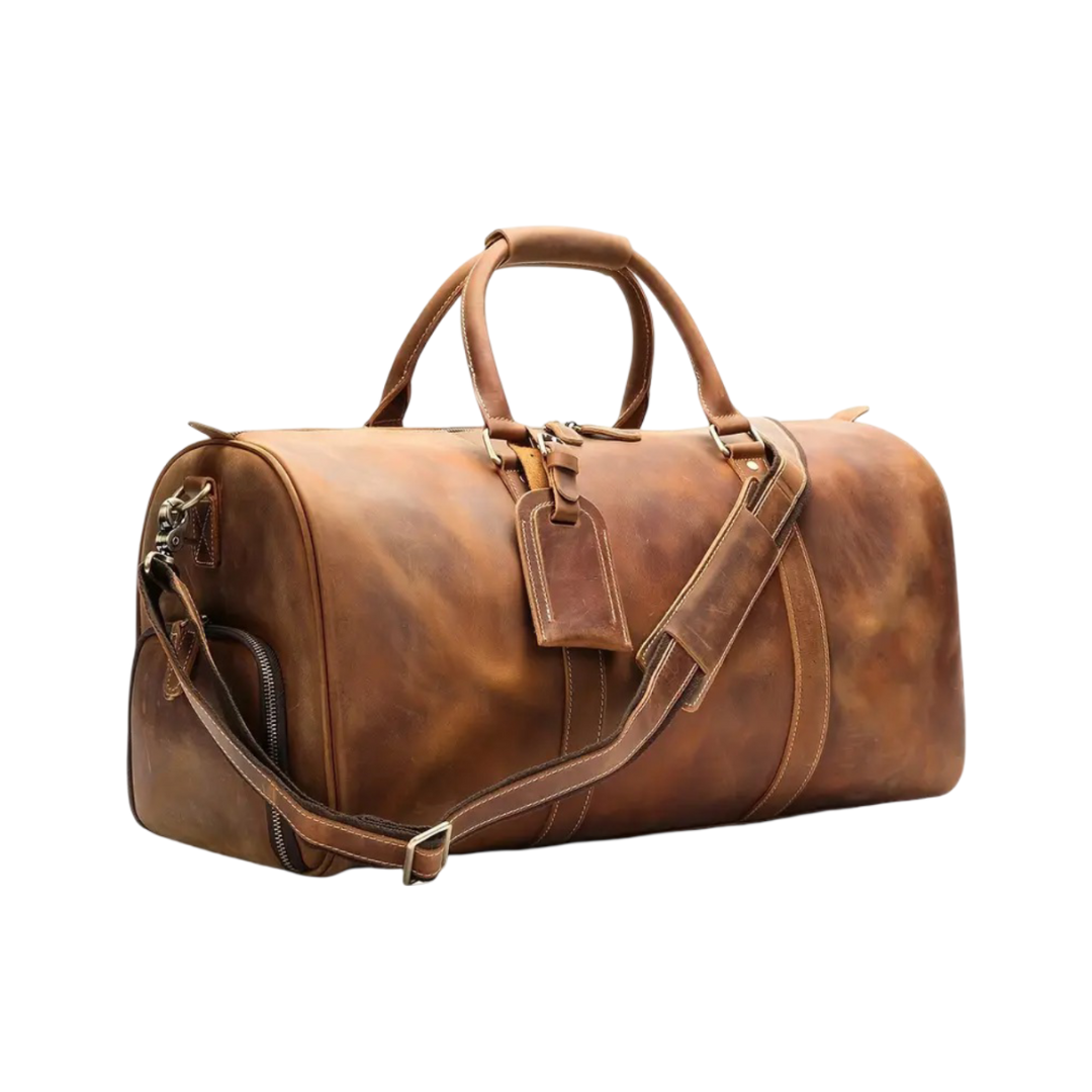 Arden | klassisk läder Duffel Tote
