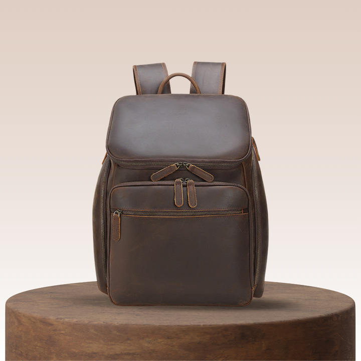 Laurent | klassiskt läder med framficka