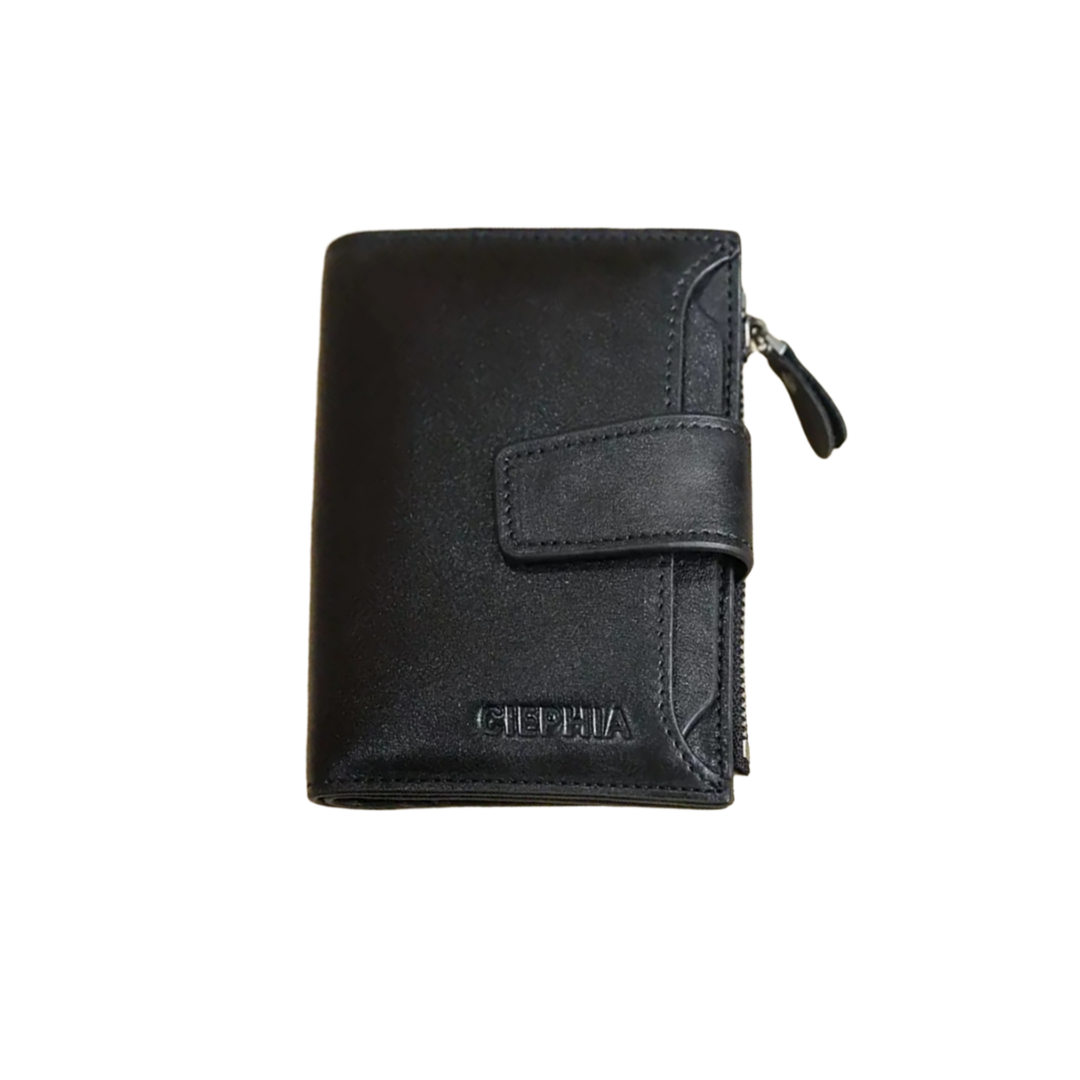 Callum | Vintage läder RFID trifold plånbok