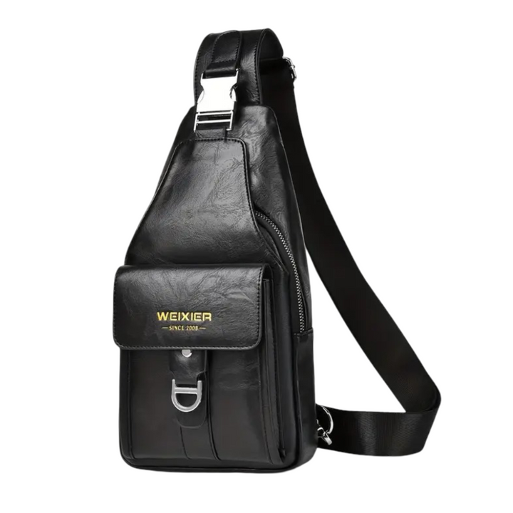 Silas | vintage läder axelväska