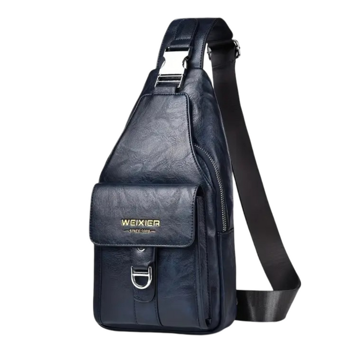 Silas | vintage läder axelväska