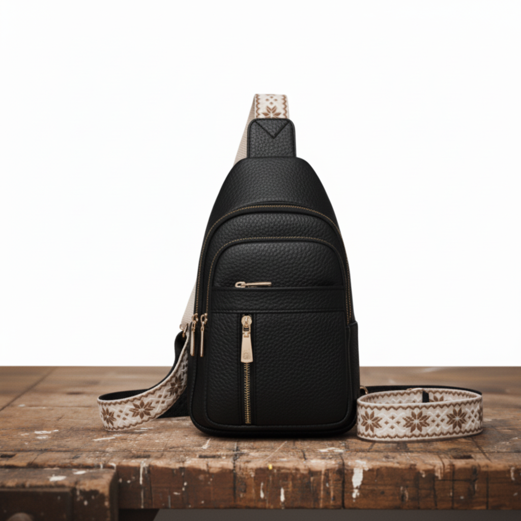 Hazelfärgad Bröstväska