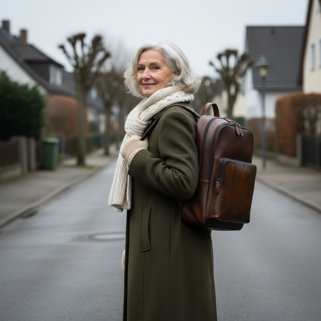 Bennett läderryggsäck